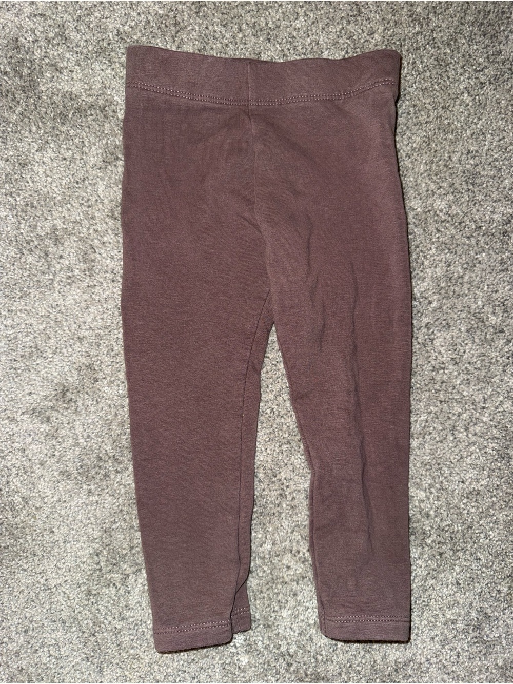 Zara - 2y - plum/brown basic legging